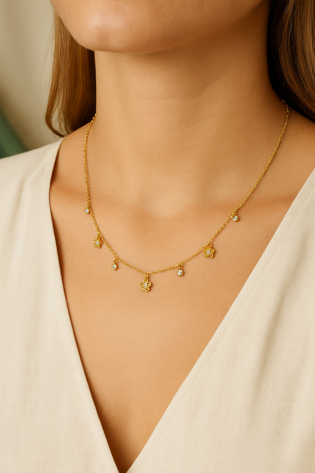 Flower necklace