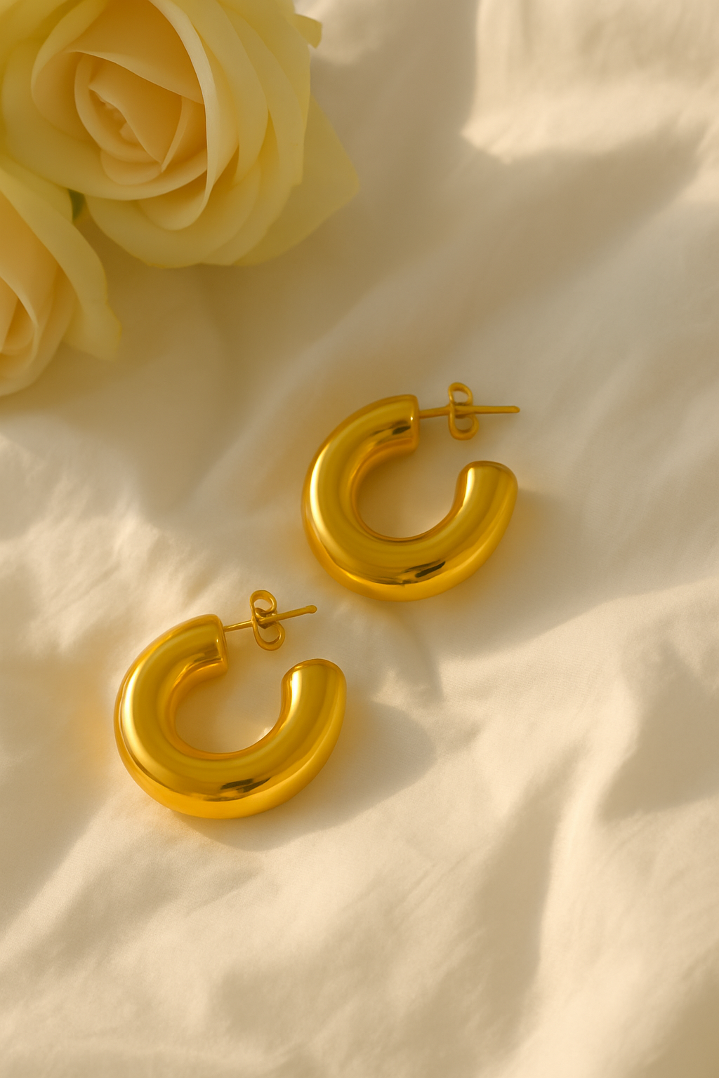 Style C shape earrings studs