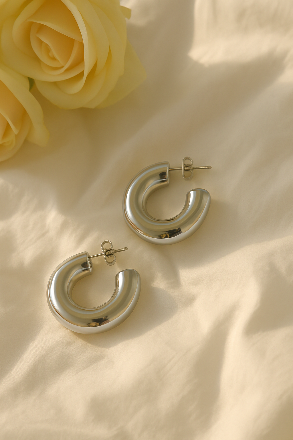 Style C shape earrings studs