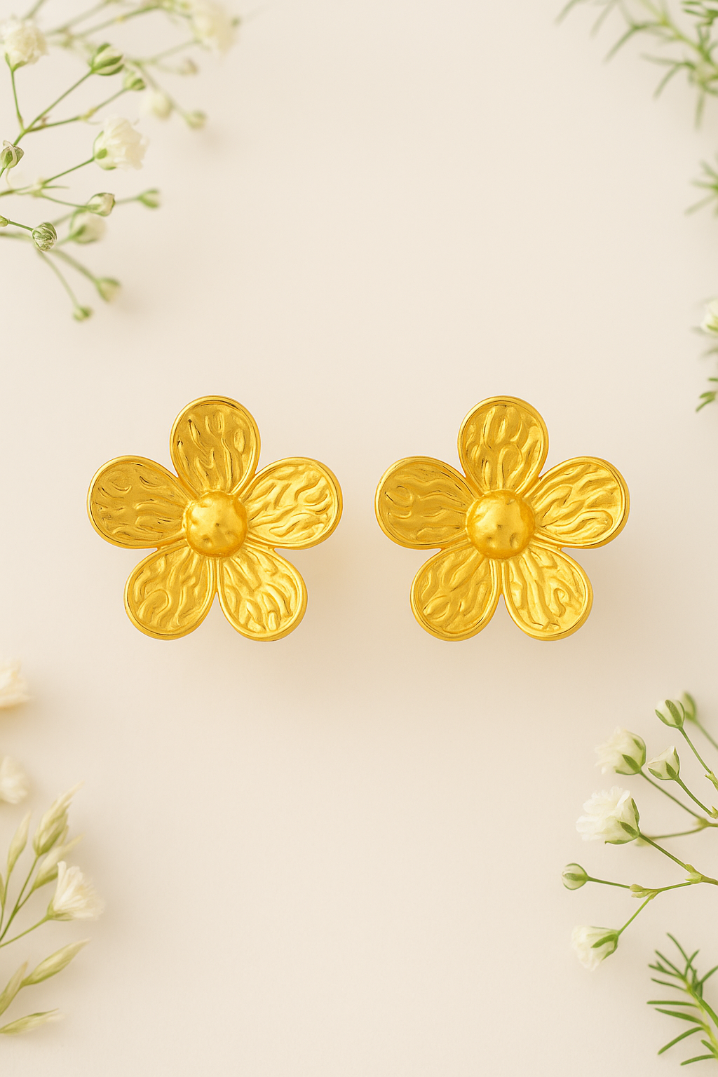 Style elegant flower earrings