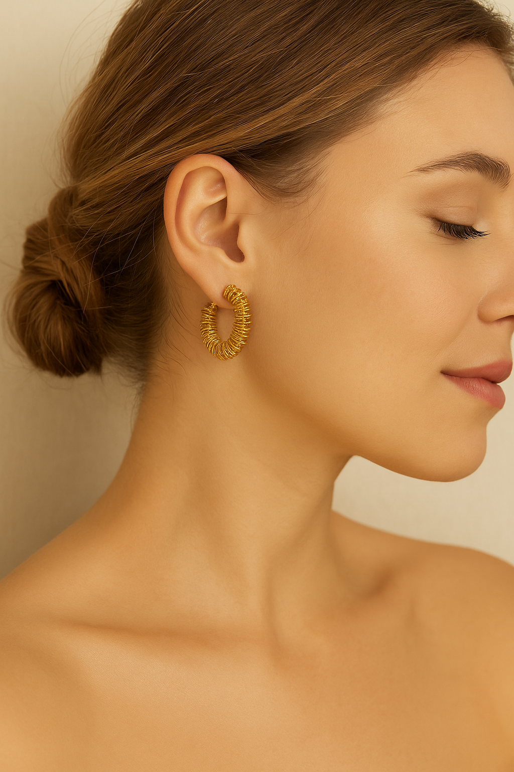 Spiral earrings