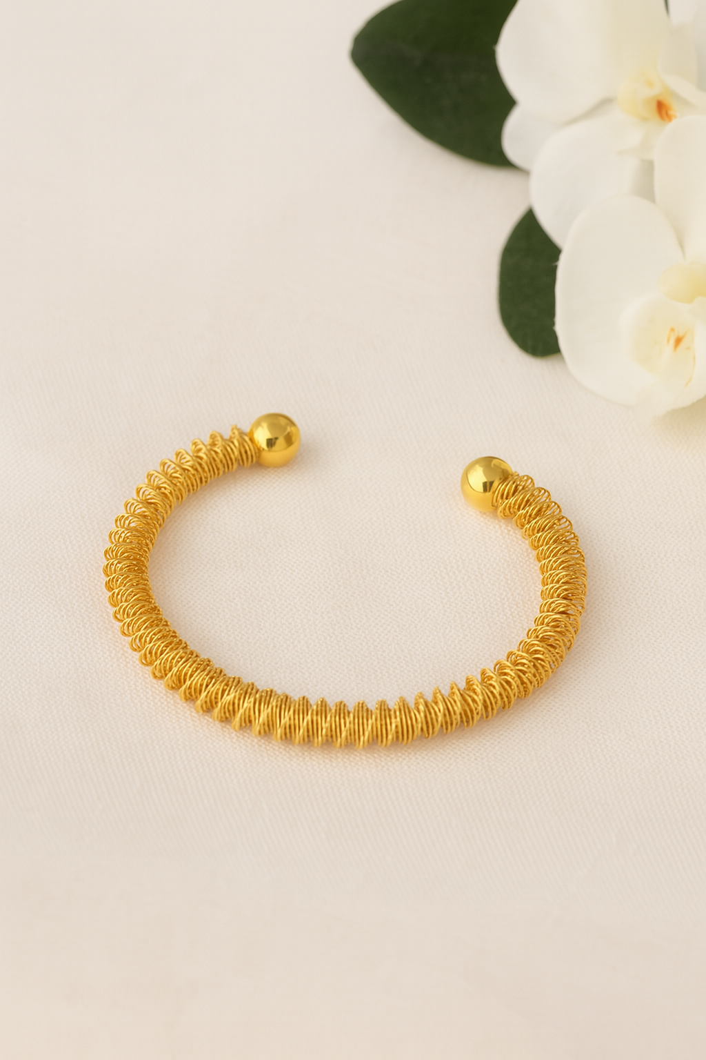 Spiral-shaped bracelets