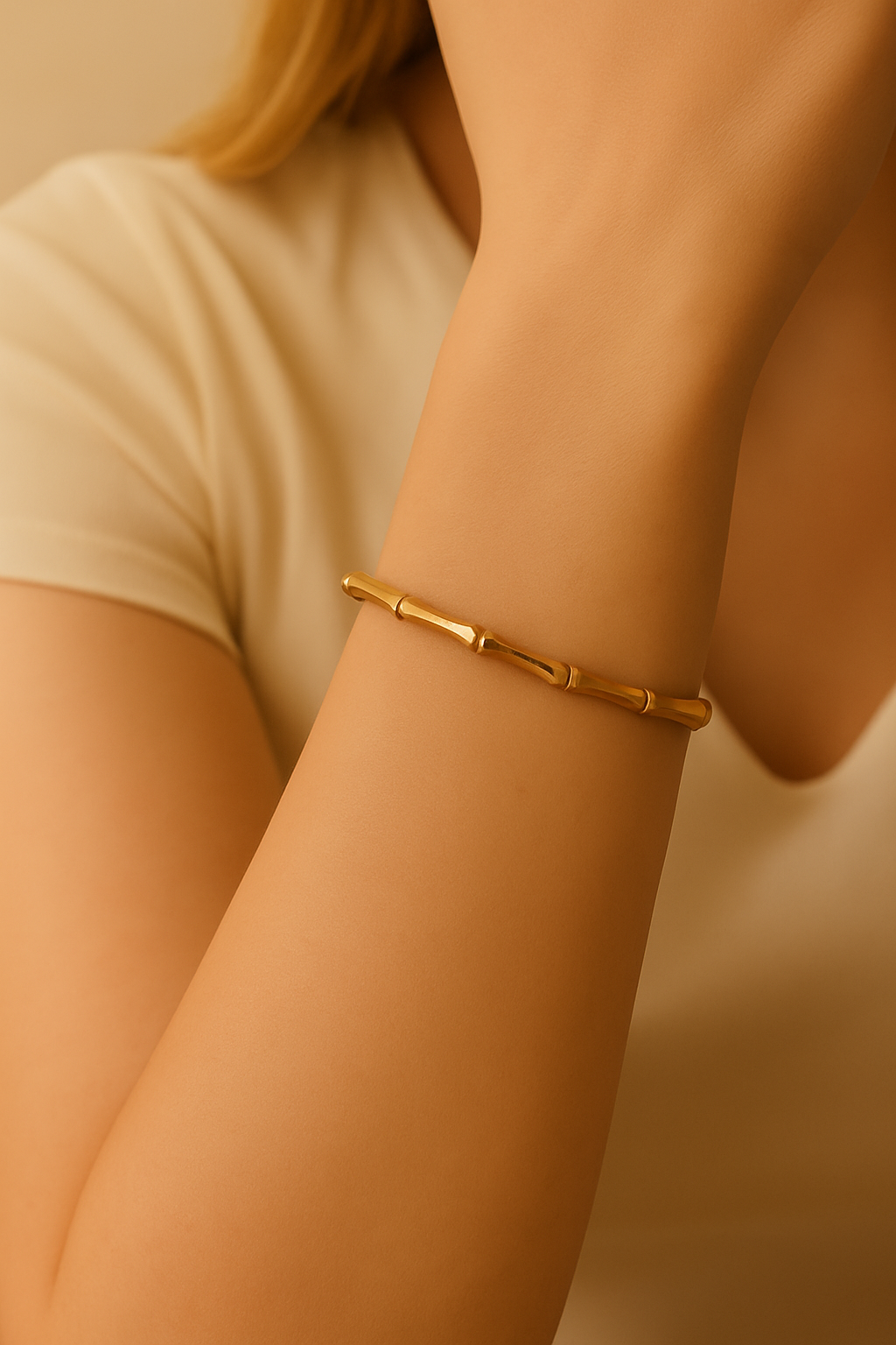 Bamboo-shaped bracelets