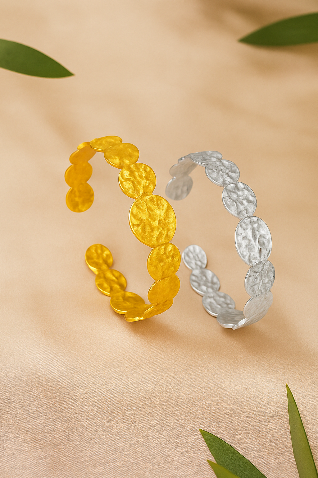 Simple style round solid bangle