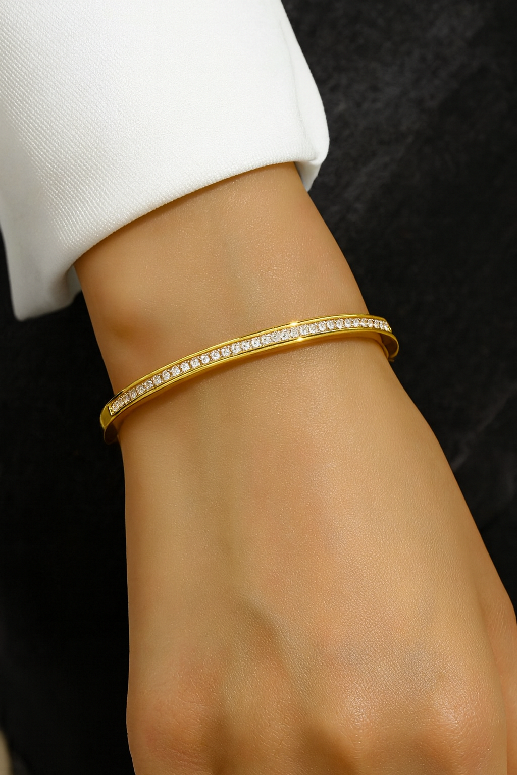 Luxurious shiny geometric