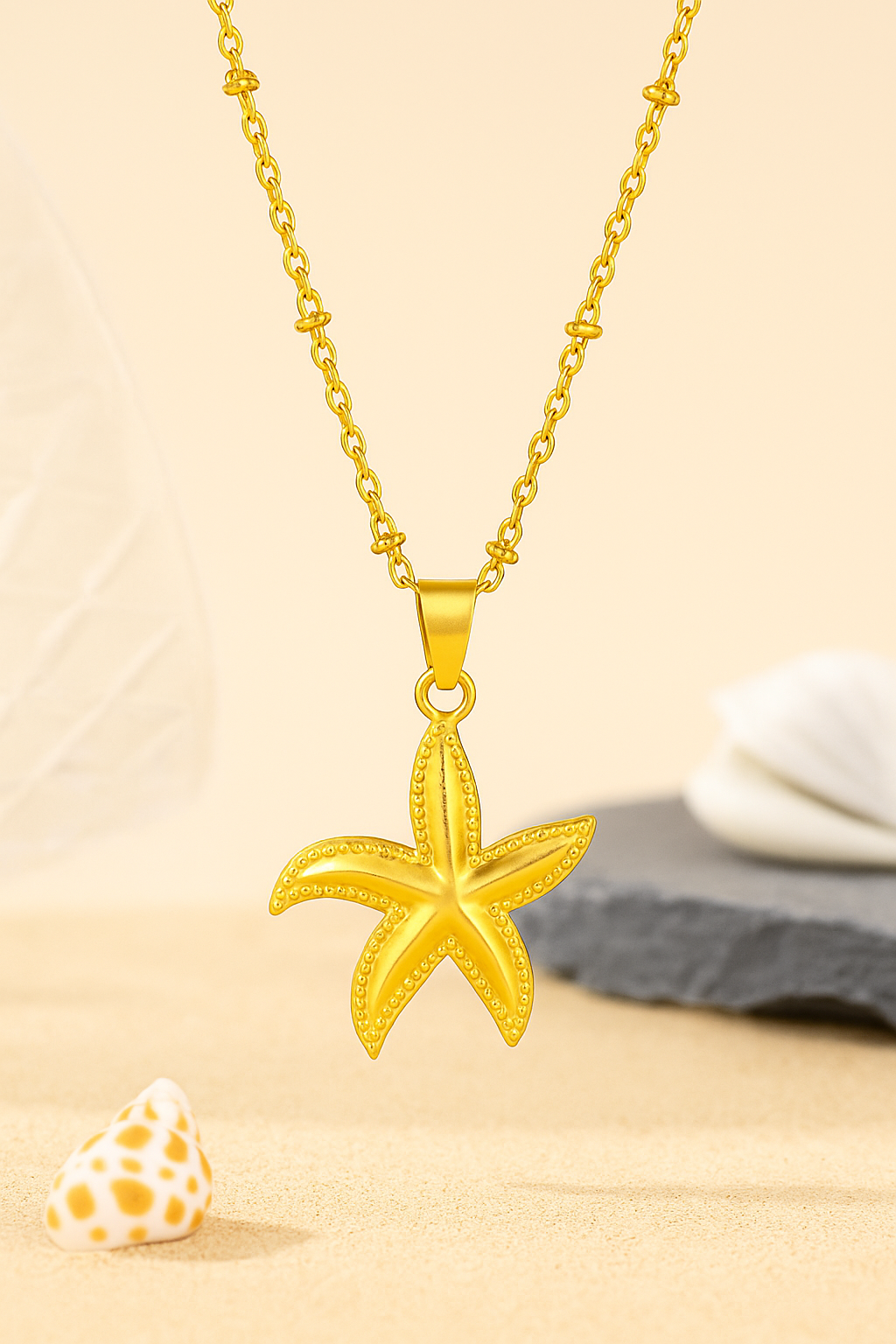 Necklace starfish beach style