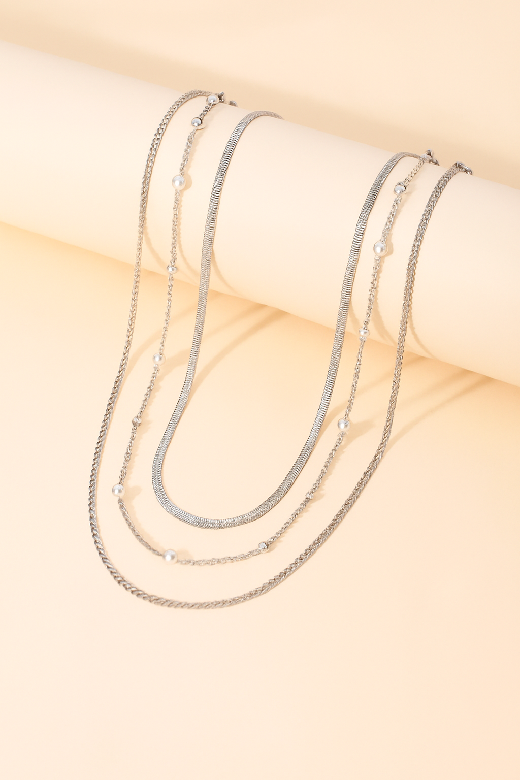Trendy Three-Layer Necklace