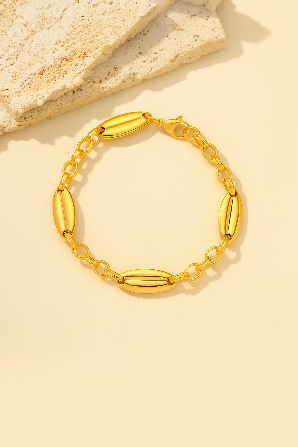 Coffee bean style bracelet