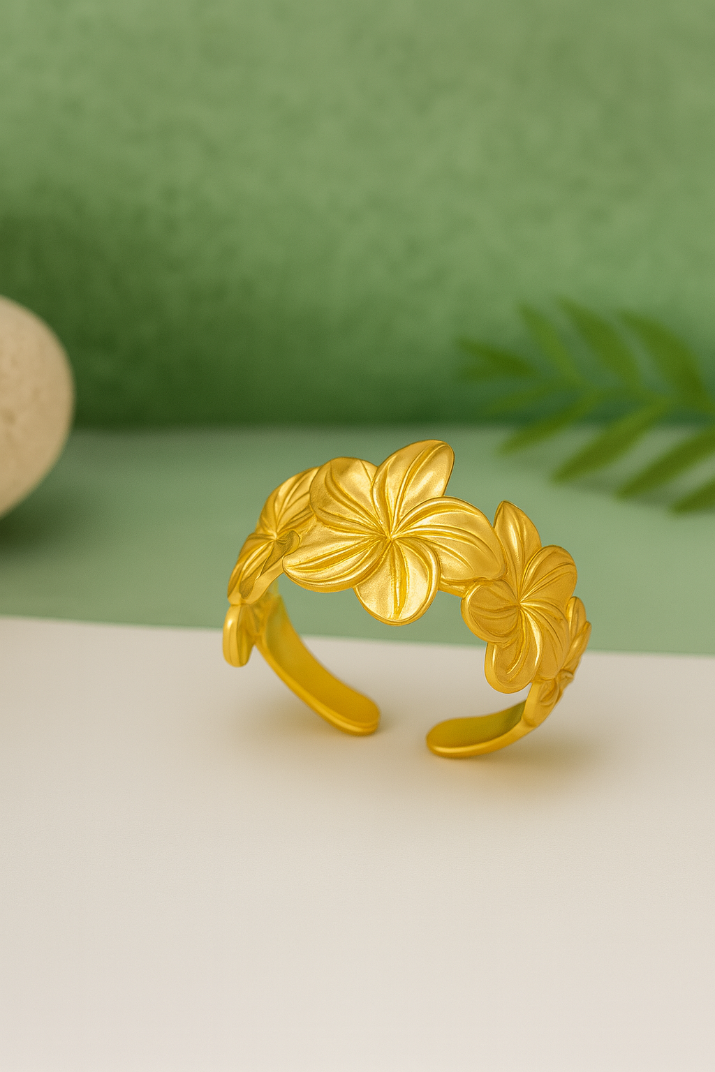 Modern Floral Ring