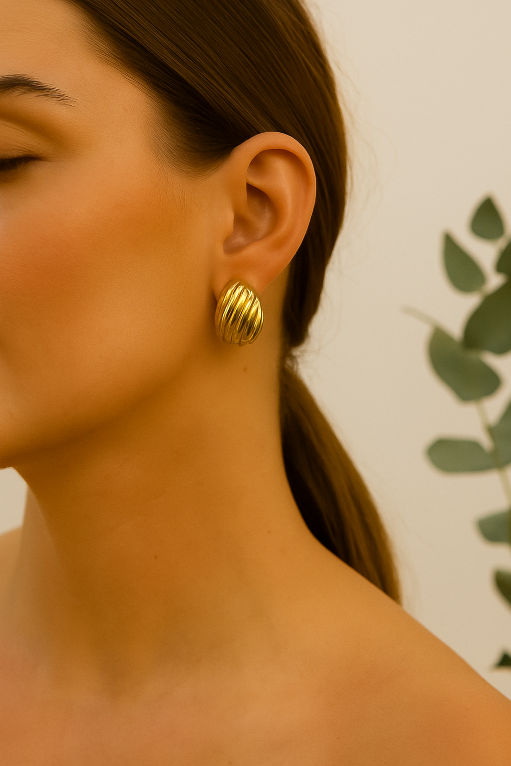 Style geometric earrings studs