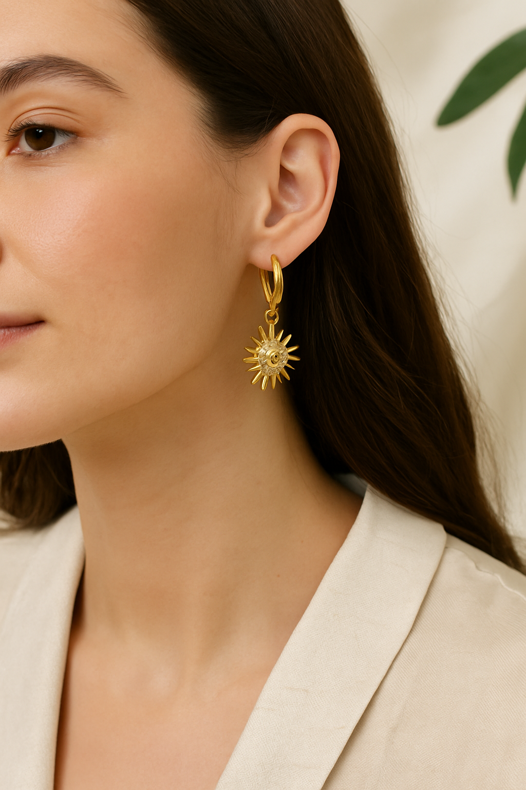 Sun earrings