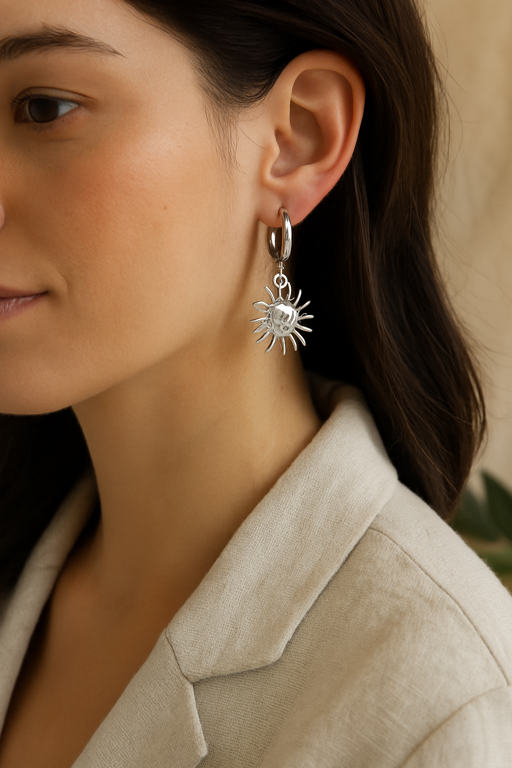 Sun earrings