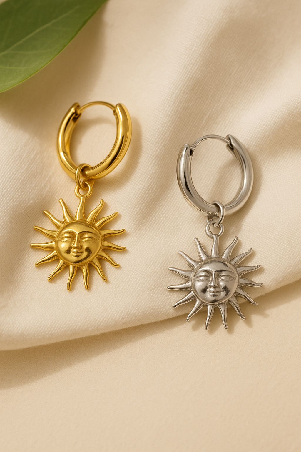 Sun earrings