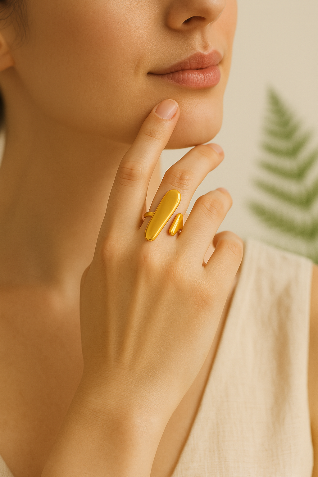 Geometric open ring