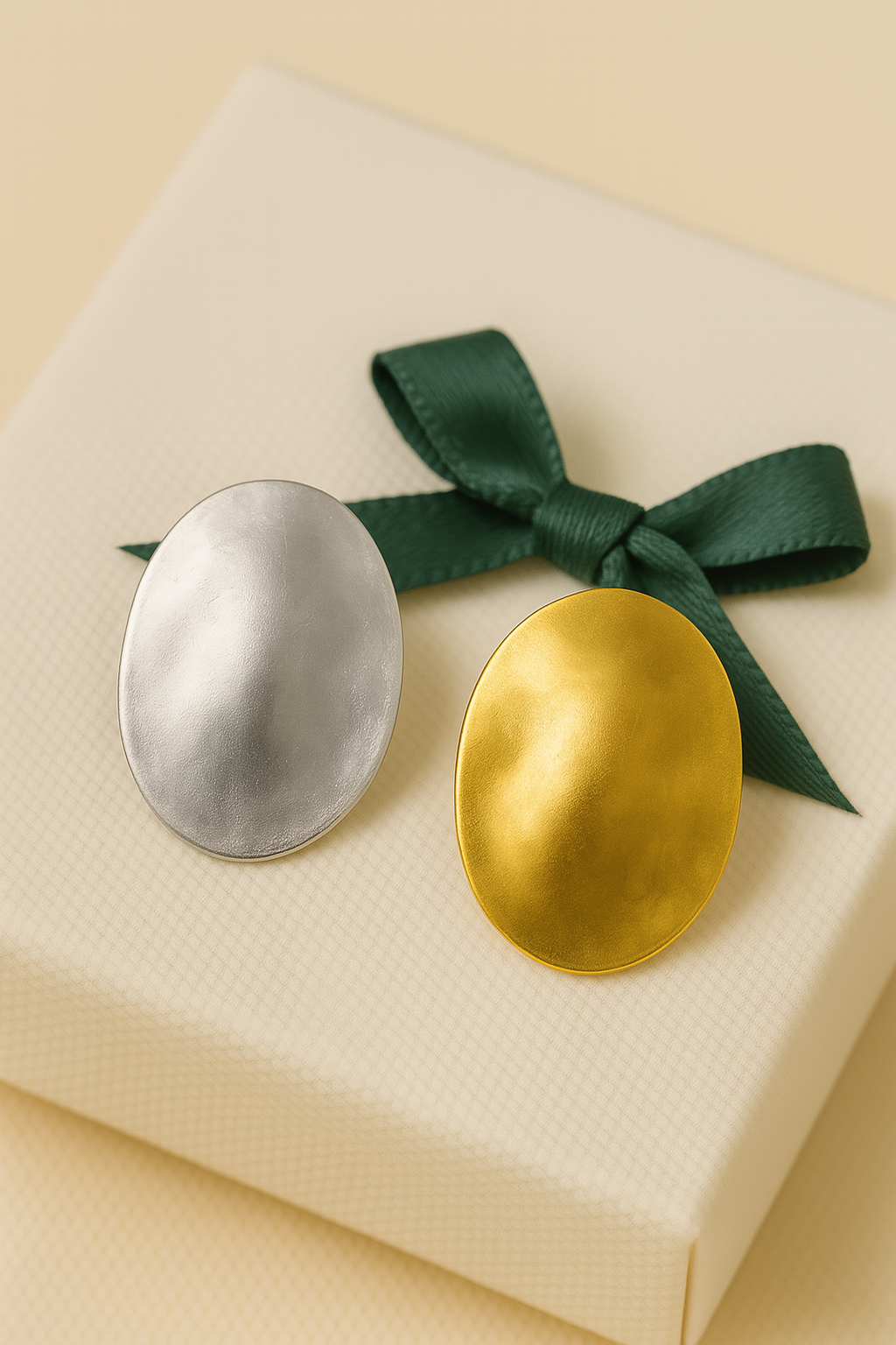 Oval earrings
