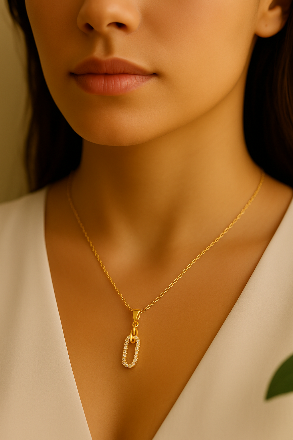 Paperclip neckless