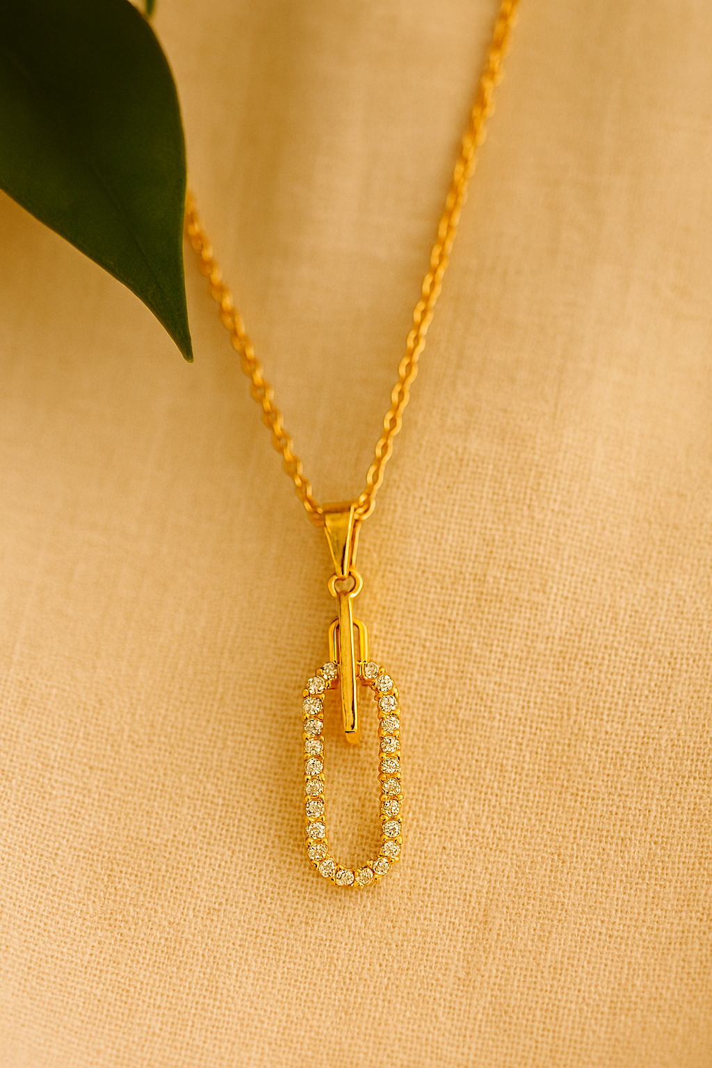 Paperclip neckless